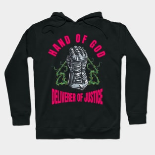 God's Hand Deliverer of Justice Christian Bible Hoodie